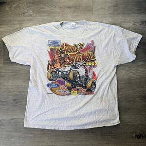 Vintage 2003 Chili Bowl Tony Stewart NASCAR Racing Shirt Mens 2XL